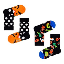 чорапи,детски,чорапи,happy,socks,halloween,gift,set,socks,2,pairs,multicolor,(black)