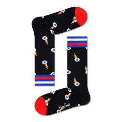 чорапи,мъжки,чорапи,happy,socks,i,see,you,thin,crew,long,socks,multicolor,(black)