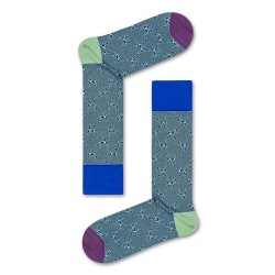 чорапи,мъжки,чорапи,happy,socks,laika,dressed,long,socks,multicolor,(grey)