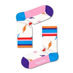 чорапи,детски,чорапи,happy,socks,lightning,rib,socks,multicolor,(white)