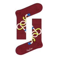 чорапи,мъжки,чорапи,happy,socks,magic,hands,long,socks,multicolor,(red)