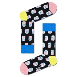 чорапи,мъжки,чорапи,happy,socks,milky,socks,long,socks,multicolor,(black)