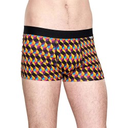 чорапи,мъжко,бельо,happy,socks,optical,square,fusion,boxers,multicolor
