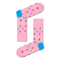 чорапи,мъжки,чорапи,happy,socks,palm,long,socks,multicolor,(pink)