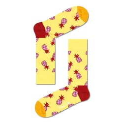 чорапи,мъжки,чорапи,happy,socks,pineapple,long,socks,multicolor,(yellow)