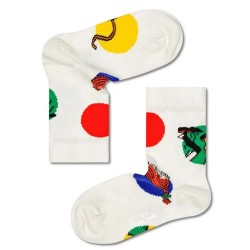 чорапи,детски,чорапи,happy,socks,pippi,longstocking,jumbo,dot,socks,multicolor,(white)