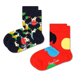 чорапи,детски,чорапи,happy,socks,planet,dog,socks,2,pairs,multicolor,(red,black)