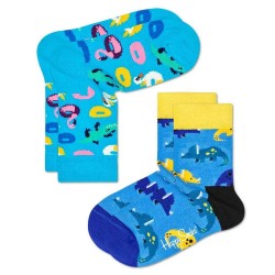 чорапи,детски,чорапи,happy,socks,poolparty,socks,2,pairs,multicolor,(blue)