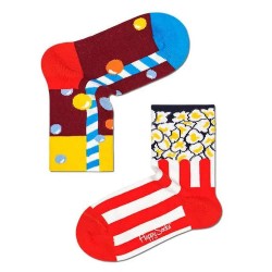 чорапи,детски,чорапи,happy,socks,popcorn,and,soda,socks,multicolor,(red)