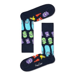 чорапи,мъжки,чорапи,happy,socks,rainbow,family,long,socks,multicolor,(black)