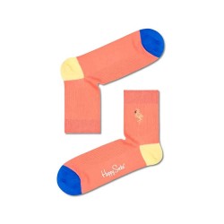 чорапи,мъжки,чорапи,happy,socks,ribbed,embroidery,flamingo,1,2,crew,long,socks,multicolor,(orange)