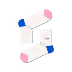 чорапи,мъжки,чорапи,happy,socks,ribbed,embroidery,sunny,days,1,2,crew,long,socks,multicolor,(white)