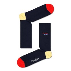 чорапи,мъжки,чорапи,happy,socks,ribbed,embroidery,sunny,days,long,socks,multicolor,(blue)
