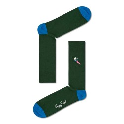 чорапи,мъжки,чорапи,happy,socks,ribbed,embroidery,ufo,long,socks,multicolor,(green)