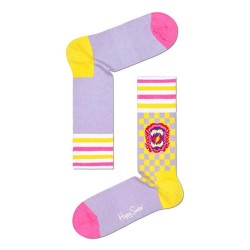 чорапи,мъжки,чорапи,happy,socks,roar,thin,crew,long,socks,multicolor,(purple)