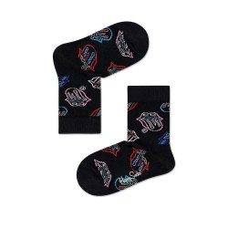 чорапи,детски,чорапи,happy,socks,rolling,stones,midnight,ramble,socks,multicolor,(black)
