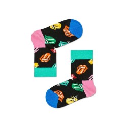 чорапи,детски,чорапи,happy,socks,rolling,stones,paint,it,bright,socks,multicolor,(black)