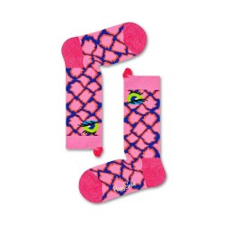 чорапи,детски,чорапи,happy,socks,snake,knee,socks,multicolor,(pink)