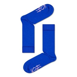 чорапи,мъжки,чорапи,happy,socks,solid,blue,rib,crew,long,socks,multicolor,(blue)