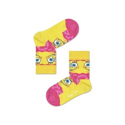 чорапи,детски,чорапи,happy,socks,sponge,bob,say,cheese,burguer,socks,multicolor,(yellow)