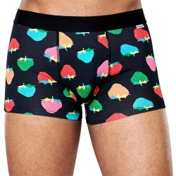 чорапи,мъжко,бельо,happy,socks,strawberry,boxers,black,multicolor,(black)