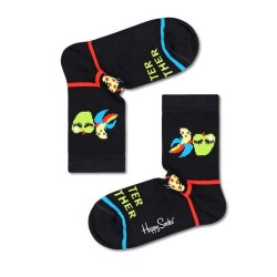 чорапи,детски,чорапи,happy,socks,u,&,me,socks,multicolor,(black)