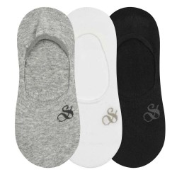 чорапи,дамски,чорапи,scotch,&,soda,non,terry,liner,no,show,socks,3,pairs,medium,grey,(multicolor)