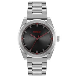 часовник,часовници,hugo,1570175,watch,silver,black,(silver)