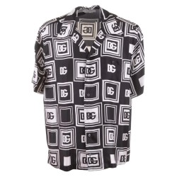 риза,с,къс,ръкав,мъжки,ризи,dolce,&,gabbana,746159,short,sleeve,shirt,black