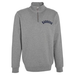блуза,мъжки,пуловери,barbour,cotes,half,zip,sweatshirt,grey,(mid,grey,marl)