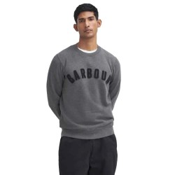 блуза,мъжки,пуловери,barbour,prep,logo,sweatshirt,mid,grey,marl,(grey)
