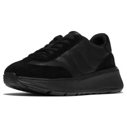 маратонки,дамски,маратонки,fitflop,f,mode,t,toe,wave,leather,trainers,all,black