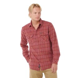 риза,с,дълъг,ръкав,мъжки,ризи,rip,curl,griffin,flannel,long,sleeve,shirt,pink,(apple,butter)