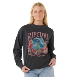 блуза,дамски,блузи,rip,curl,hawaii,classic,heritage,crew,sweatshirt,washed,black,(black)