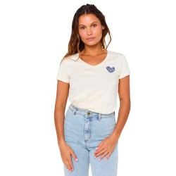 тениска,дамски,тениски,rip,curl,heart,short,sleeve,v,neck,t,shirt,bone,(beige)
