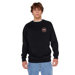 блуза,мъжки,пуловери,rip,curl,staple,crew,sweatshirt,black