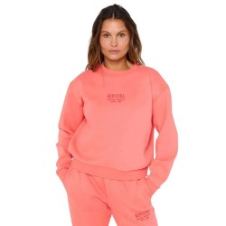 блуза,дамски,блузи,rip,curl,surf,staple,relaxed,crew,sweatshirt,watermelon,(orange)
