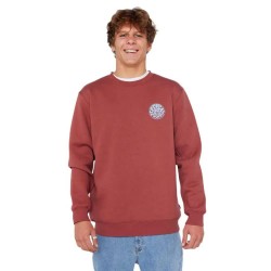 блуза,мъжки,пуловери,rip,curl,wetsuit,icon,crew,sweatshirt,red,(apple,butter)