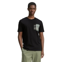 тениска,мъжки,тениски,tom,tailor,1043491,printed,short,sleeve,t,shirt,black