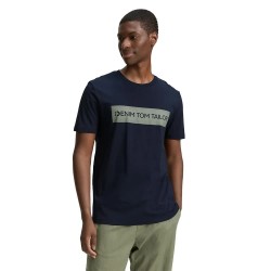 тениска,мъжки,тениски,tom,tailor,1043491,printed,short,sleeve,t,shirt,pure,nvay,(blue)