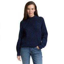 блуза,дамски,блузи,tom,tailor,1047670,sweatshirt,blue,(blue,rib,structure)