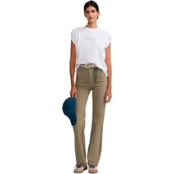 панталони,дамски,панталони,silbon,buckle,detail,pants,beige,(dark,beige)