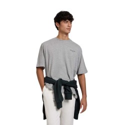 Тениска Silbon Special Fit Tennis Society short sleeve T-shirt - Grey (Grey) тениска,мъжки,тениски,дамски,тениски,silbon,special,fit,tennis,society,short,sleeve,t,shirt,grey,(grey)