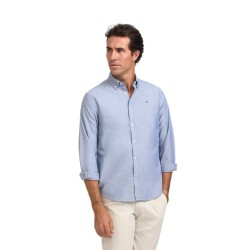 риза,с,дълъг,ръкав,мъжки,ризи,silbon,sport,oxford,racket,long,sleeve,shirt,blue,(navy,blue)
