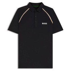 Блуза BOSS Patteo TOC half zip sweater - Black (Black 001) блуза,мъжки,пуловери,дамски,пуловери,boss,patteo,toc,half,zip,sweater,black,(black,001)