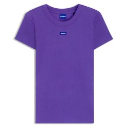 тениска,дамски,тениски,hugo,easy,10257055,blue,short,sleeve,t,shirt,purple,(medium,purple,512)