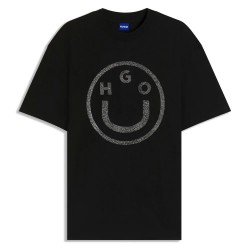 тениска,дамски,тениски,hugo,b,6,10272982,01,blue,t,shirt,black,001