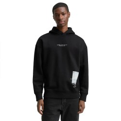 Суичър Tom tailor 1049005 hoodie - Black (Black) суичър,мъжки,пуловери,tom,tailor,1049005,hoodie,black,(black)