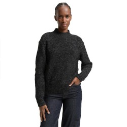 Блуза Tom tailor 1049071 sweater - Black (Shale Grey Melange) блуза,дамски,пуловери,дамски,плетени,дрехи,tom,tailor,1049071,sweater,black,(shale,grey,melange)