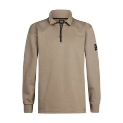 блуза,детски,блузи,petrol,industries,b,3050,swc354,half,zip,sweatshirt,dusty,brown,(beige)